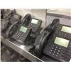 Image 2 : LOT OF 6 SHORETEL 230 DISPLAY IP HANDSETS WITH 3 HEADSETS