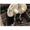 Image 1 : BIN OF STATIONARY AND FANS, BIN NOT INCLUDED