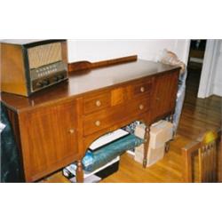 Duncan Fife Mahogany Veneer Buffet Table