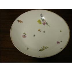 Meissen Dinner Plate with Gold Trim