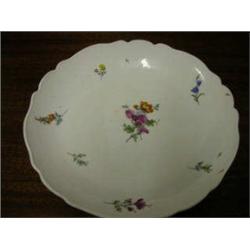 Meissen Dinner Plates with Scalloped Edges