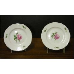 Meissen Rose Plates