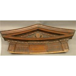 Walnut Pediments