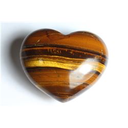 Natural Tigers Eye Heart 267.25 carats