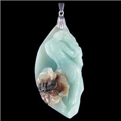 Natural Stone Hand carved Pendant