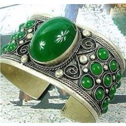 Tibet Green Jade Bracelet