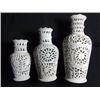 Image 1 : Vase - hand carved soap stone art work