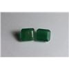 Image 1 : Natural Forest Green Emerald Pair 7.40 Cts