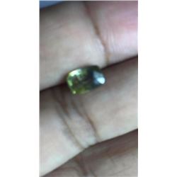 Natural Rare Light Green Tea Color Sapphire 2.06 Cts