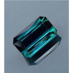 Natural Greenish Blue Tourmaline Nigeria 3.23 Cts - VVS