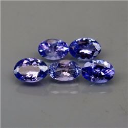 Natural Top Purplish Blue Tanzanite (6x4 mm) 2.32 cts