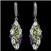 Image 1 : Natural Multi Gemstone EarRing