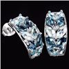 Image 2 : Natural London Blue Topaz Earrings