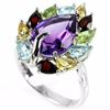 Image 1 : Natural Multi Gemstone Ring