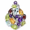 Image 1 : Natural Multi Gemstone Ring