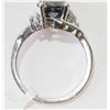 Image 3 : #2-14KT WHITE GOLD BLACK DIAMOND & WHITE