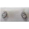 Image 1 : #8-14KT WHITE GOLD DIAMOND EARRING