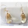 Image 1 : #30-14KT YELLOW GOLD CITRINE EARRING