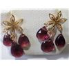 Image 2 : #37-10KT YELLOW GOLD TOURMALINE EARRING