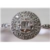 Image 1 : #42-STERLING SILVER DIAMOND RING
