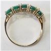 Image 2 : #46-10KT YELLOW GOLD EMERALD RING