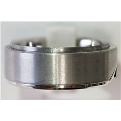 #49-TUNGSTEN BLACK DIAMOND MEN'S RING