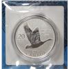 Image 1 : 2014 CANADIAN FINE SILVER (99.99) $20 COIN