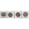 Image 1 : SET OF 4 CANADA $1 COINS - PROOF & BU -