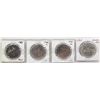 Image 1 : SET OF 4 CANADA $1 COINS - PROOF & BU -