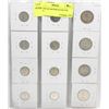 Image 1 : 4 SILVER QUARTERS & 8 SILVER DIMES