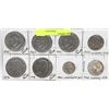 Image 1 : LOT OF 8 US COINS INCL 5 IKE DOLLARS (1976-1978),
