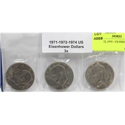 1971, 1972, 1974 - US EISENHOWER