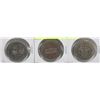 Image 1 : LOT OF 3 CANADIAN $1.00 COINS