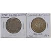 Image 1 : 1919 AND 1964 CANADIAN SILVER HALF DOLLARS