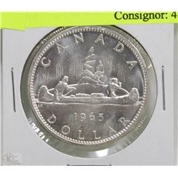 1965 CANADIAN SILVER DOLLAR