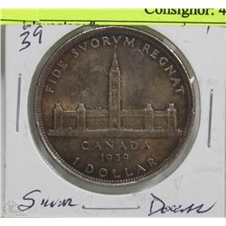 1939 CANADIAN SILVER DOLLAR