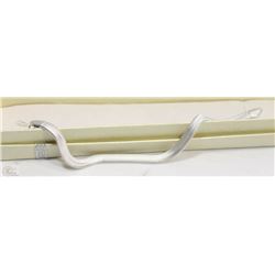 SILVER PLATED FLAT SNAKE CHAIN BRACELET