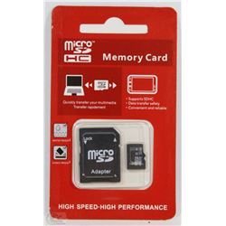 NEW 32GB MICRO SD CARD WITH ADAPTOR
