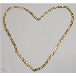 NEW 22" GOLD PLATED CHAIN