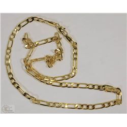 NEW 22" GOLD PLATED CHAIN
