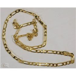 NEW 22" GOLD PLATED CHAIN