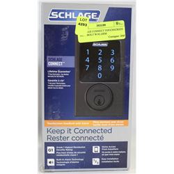 SCHLAGE CONNECT TOUCHSCREEN DEADBOLT W/ALARM