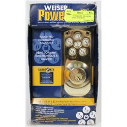 WEISER POWERBOLT TOUCHPAD ELECTRONIC DEADBOLT