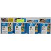 Image 1 : 4  HP 57 TRI COLOR  INK CARTRIDGES