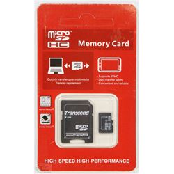NEW 32GB MICRO SD CARD WITH ADAPTOR
