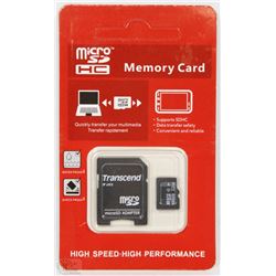 NEW 32GB MICRO SD CARD WITH ADAPTOR