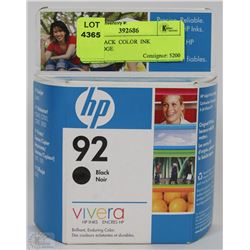 HP 92 BLACK  COLOR  INK CARTRIDGE