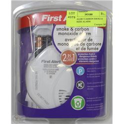 FIRST ALERT CARBON SMOKE & MONOXIDE ALARM