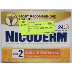 NICODERM STEP 2 PATCH 7 CLEAR PATCHES