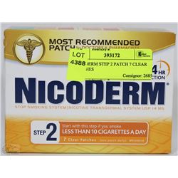 NICODERM STEP 2 PATCH 7 CLEAR PATCHES